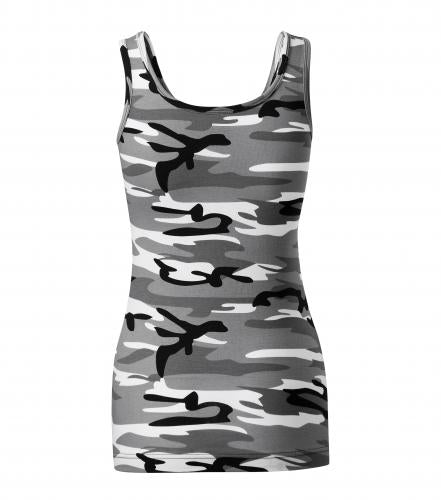 Malfini Camouflage жіноча майка 180g/m2, сіра