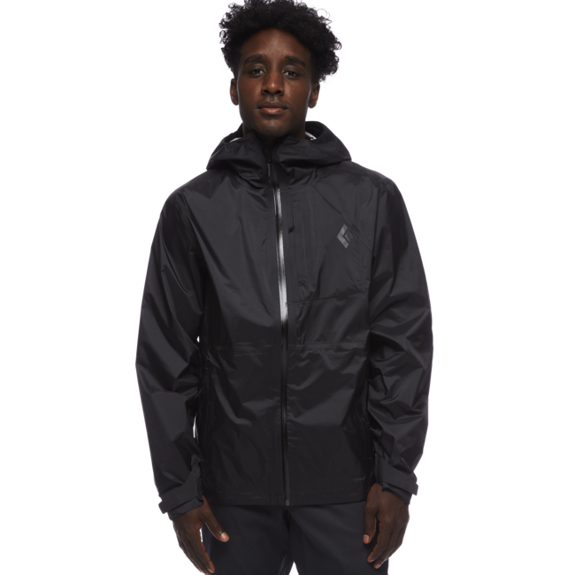 Black Diamond Treeline Rain Shell непромокаємна куртка чоловіча, чорна