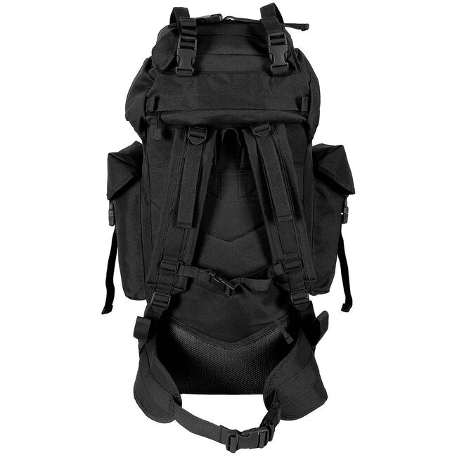 MFH MOLLE рюкзак 65L, алюмінієва штанга, чорний