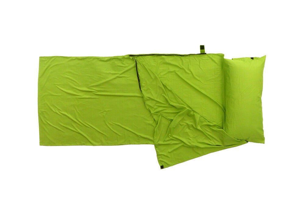 Origin Outdoors прямокутна вкладка до спального мішка з мікрофібри, зелена