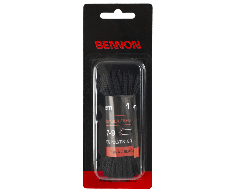 BENNON Laces Black Box шнурки для взуття 170 см