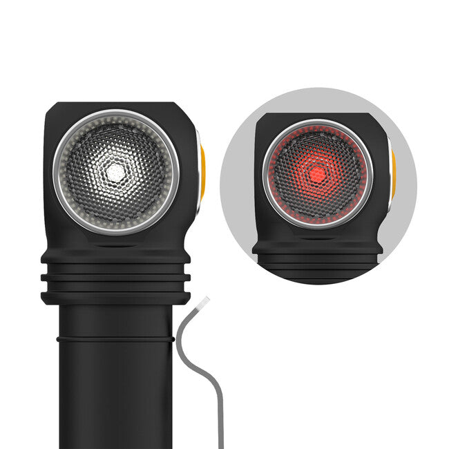 ArmyTek Wizard C2 WR налобний ліхтар LED з магнітним тримачем живлення від акумулятора 1100 лм 3 год 65 г, білий і червоний