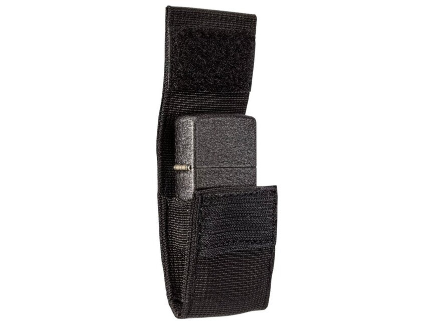 Zippo Black Crackle набір тактичний чохол + запальничка, чорні