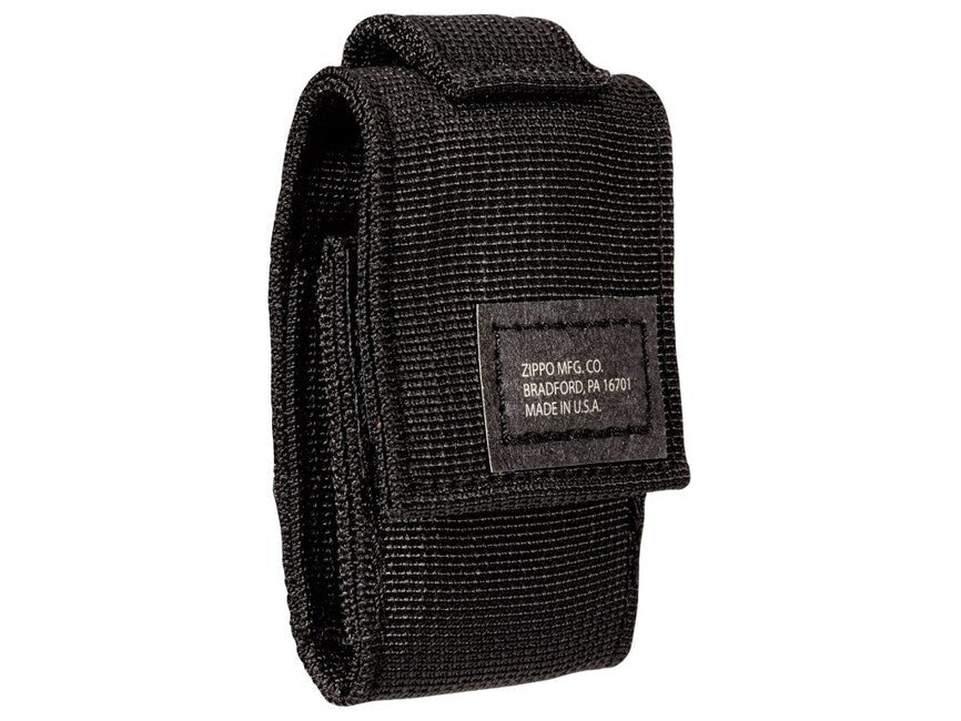 Zippo Black Crackle набір тактичний чохол + запальничка, чорні