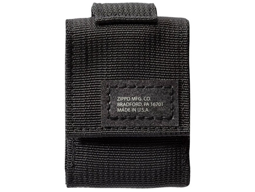 Zippo Black Crackle набір тактичний чохол + запальничка, чорні