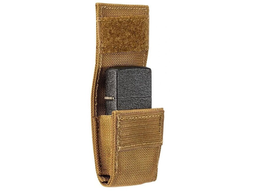 Zippo Black Crackle набір тактичний чохол + запальничка, коричневий