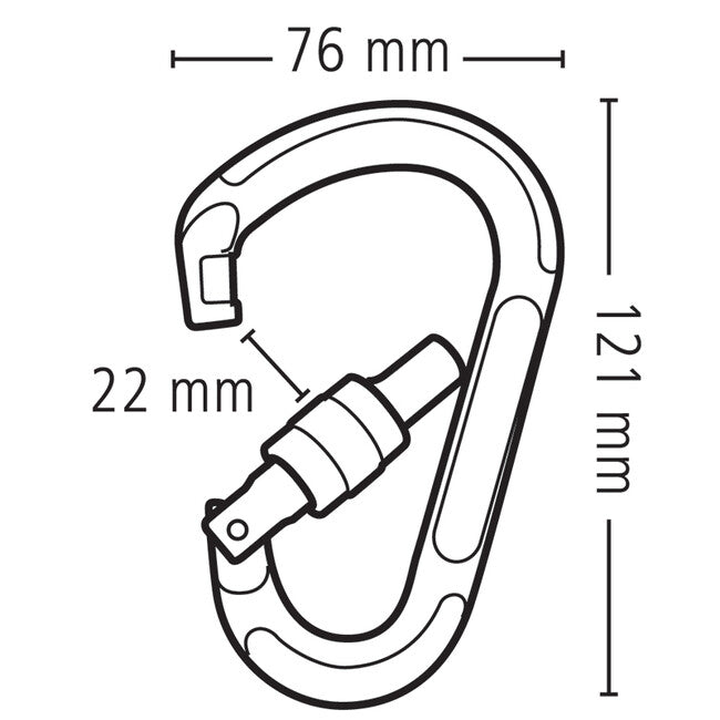 Beal Be Lock Screw HMS карабін
