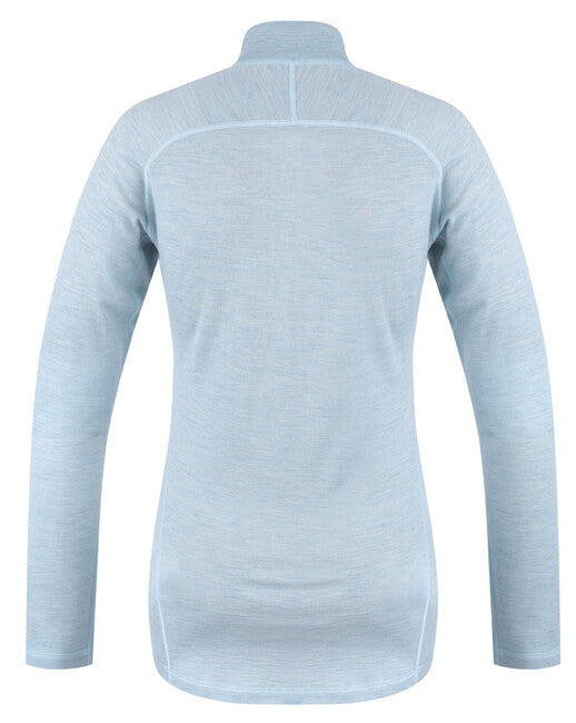 HUSKY Merino футболка з довгим рукавом Merow термобільизна Блискавка, вицвілий м'ятний, L
