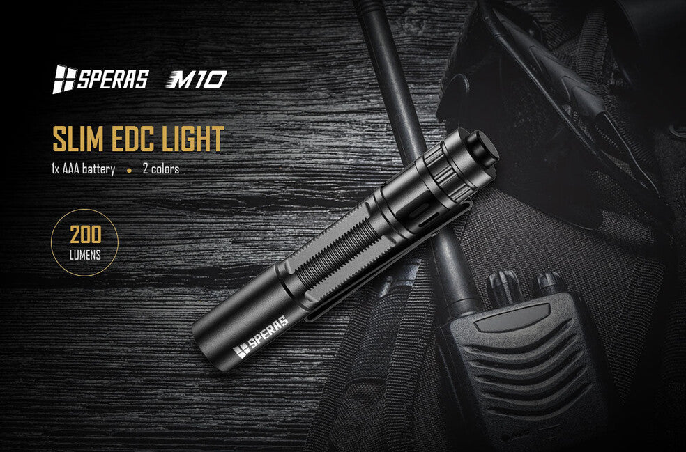 Speras M10 Small налобний ліхтар EDC 200LM
