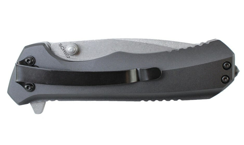 Schrade ніж 8,1 см, чорний, алюміній G10