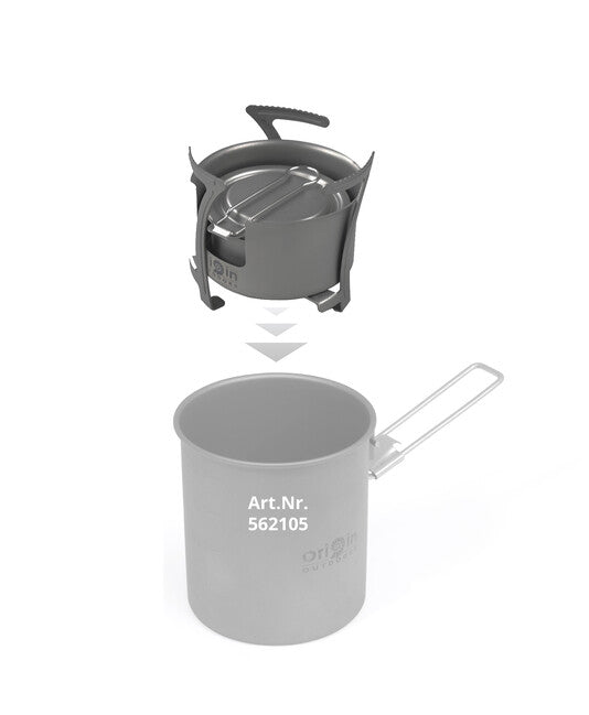 Origin Outdoors Stove Combo титановий комбінований плита