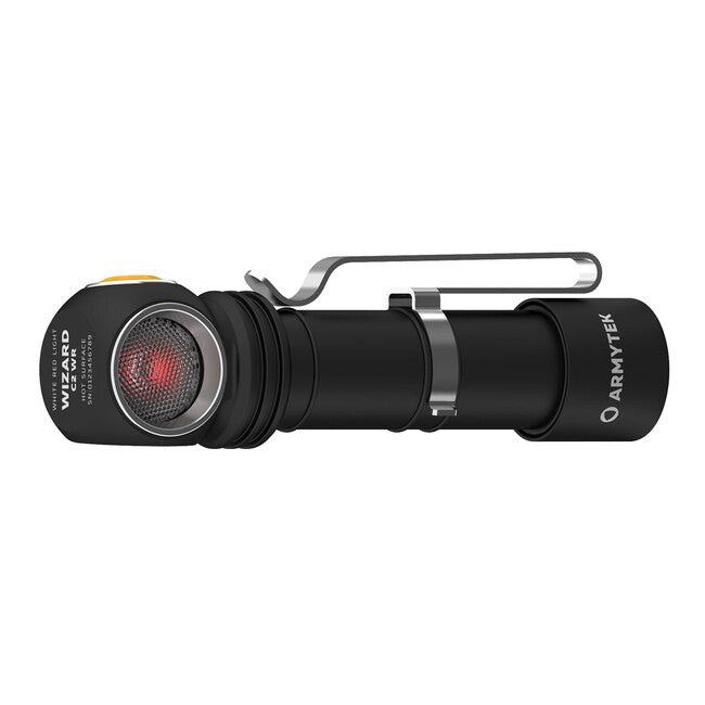 ArmyTek Wizard C2 WR налобний ліхтар LED з магнітним тримачем живлення від акумулятора 1100 лм 3 год 65 г, білий і червоний
