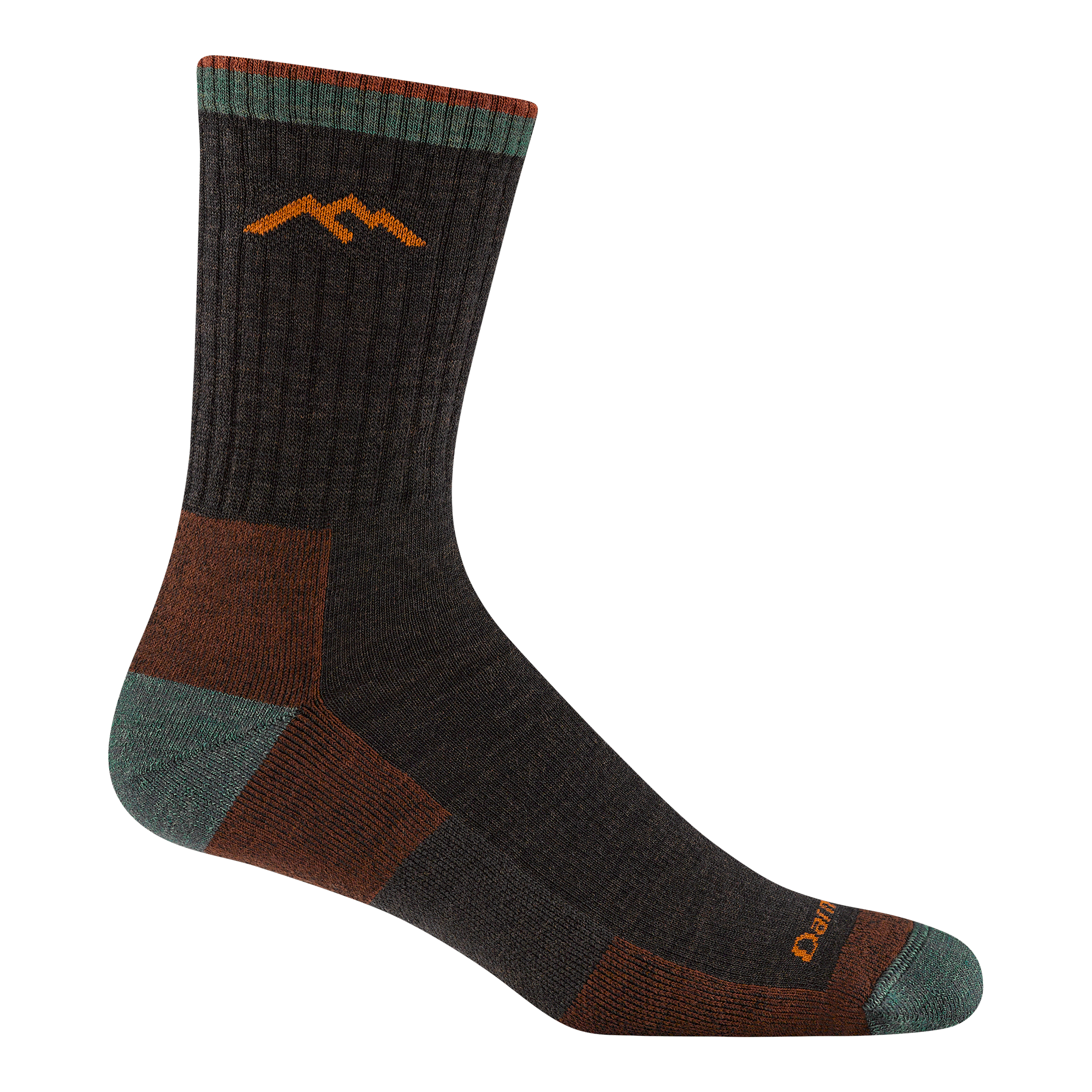 Darn Tough Hiker Micro Crew туристичні шкарпетки з амортизацією, Walnut