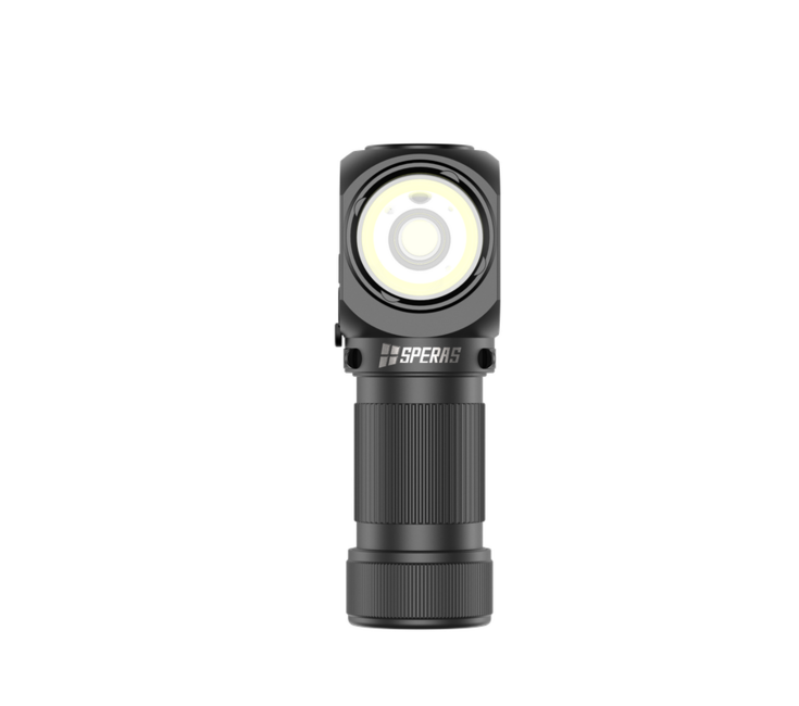 Speras SH16 перезаряджуваний налобний ліхтар, чорний