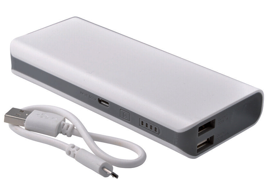 Baladeo PLR905 повербанк S11000 2x USB, біла