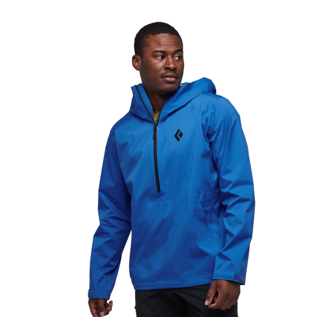 Black Diamond Stormline Stretch Anorak непромокаюча куртка чоловіча, drifter синій
