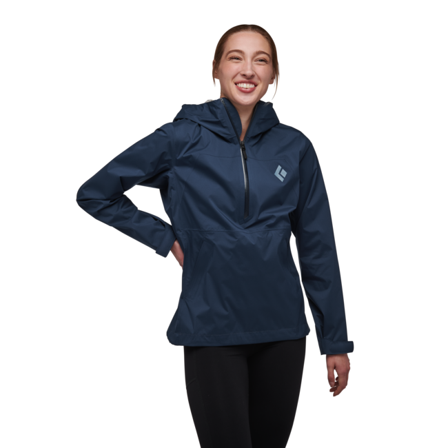 Black Diamond Stormline Stretch Anorak непромокальна куртка жіноча, індиго