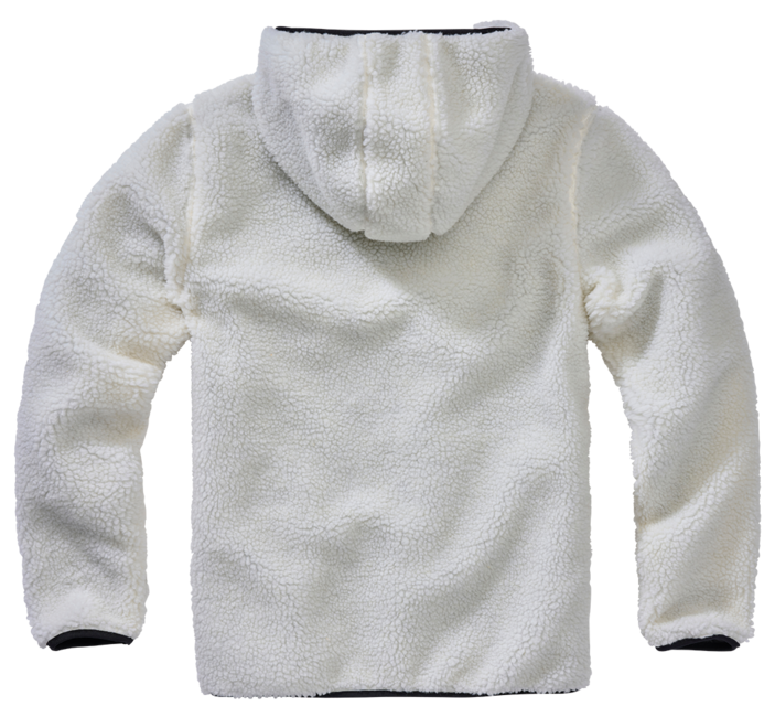 Brandit Teddyfleece Worker флісовий світшот, білий