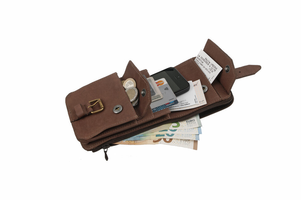 BasicNature Safe шкіряна поясна сумка