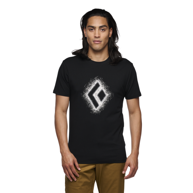 Black Diamond футболка чоловіче s коротким рукавом Chalked Up 2.0, чорна