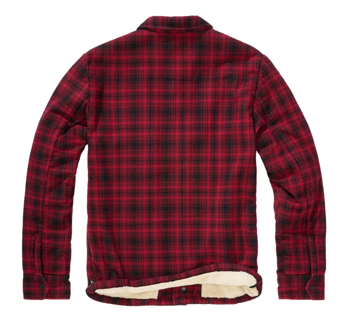 Brandit Classic Sherpa куртка, чорна-червона