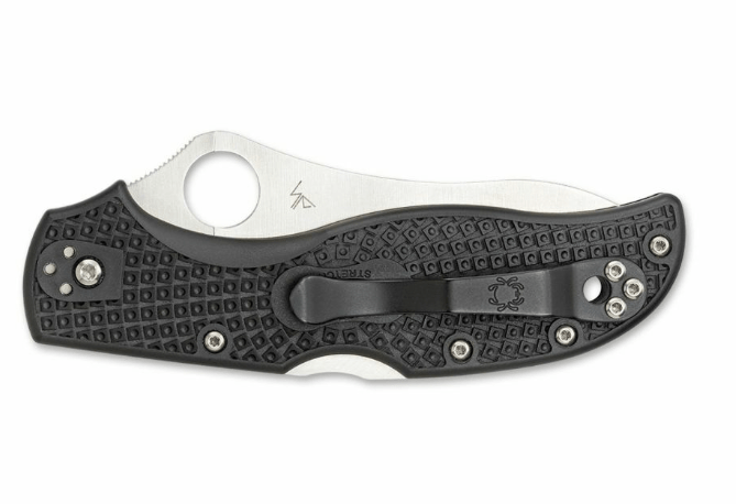 Spyderco Stretch 2 Lightweight кишеньковий ніж FRN, чорний, 8,7 см