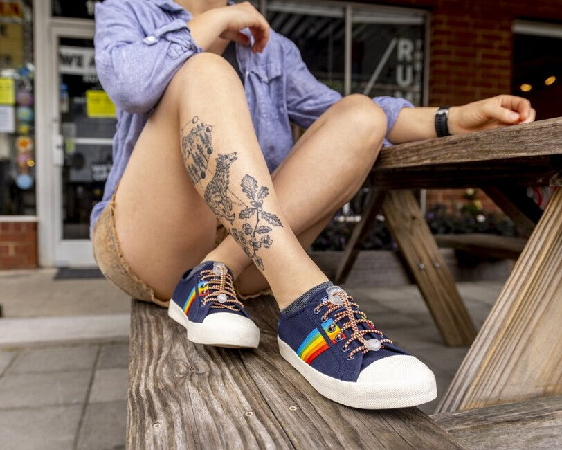 Lock Laces шнурки до взуття, райдужні