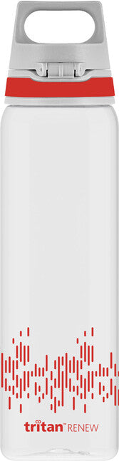 SIGG Total Clear One MyPlan пляшка для питтяя 0,75 л, червона