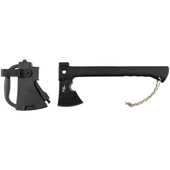 Fox Outdoor сокира для виживання чохол нейлонова рукоятка, чорна