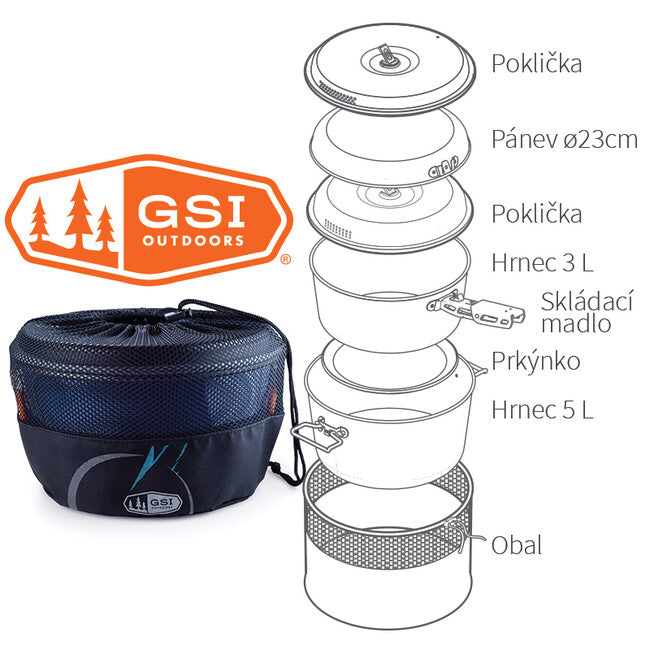 GSI Outdoors Bugaboo Base Camper кемпінгова сніданкова сумка 5 л