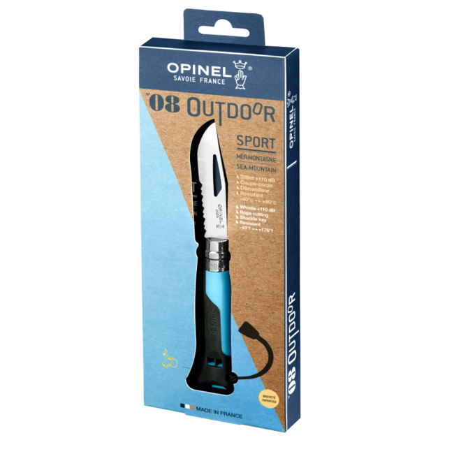 Opinel N°08 складаний ніж Outdoor, синій