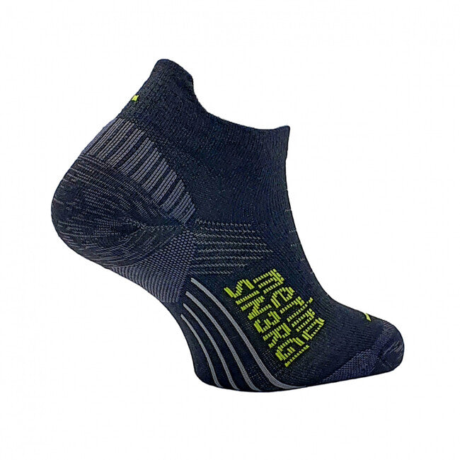 TEKO eco RUN 1.0 ULTRA низькі ультралегкі бігові merino шкарпетки, чорні