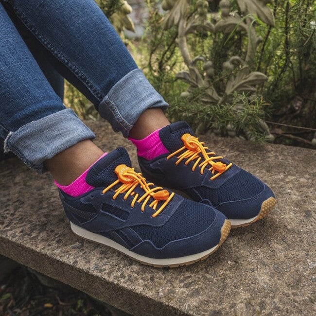 Lock Laces шнурки до взуття, помаранчеві
