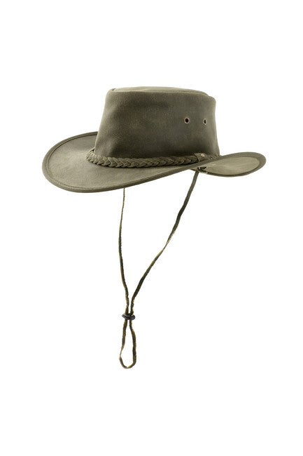 Origin Outdoors Pincher шкіряний капелюх, оливковий