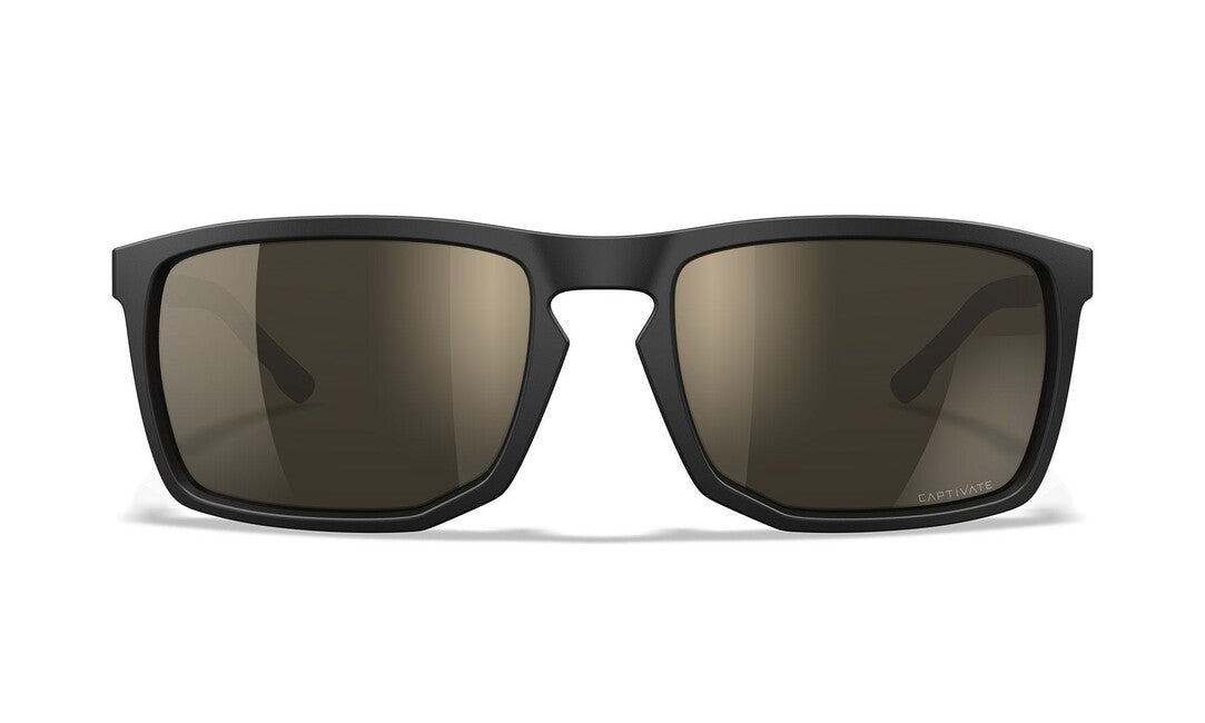 Wiley X Axe сонячні окуляри Captivate Polarized Tungsten Mirror, матові чорні