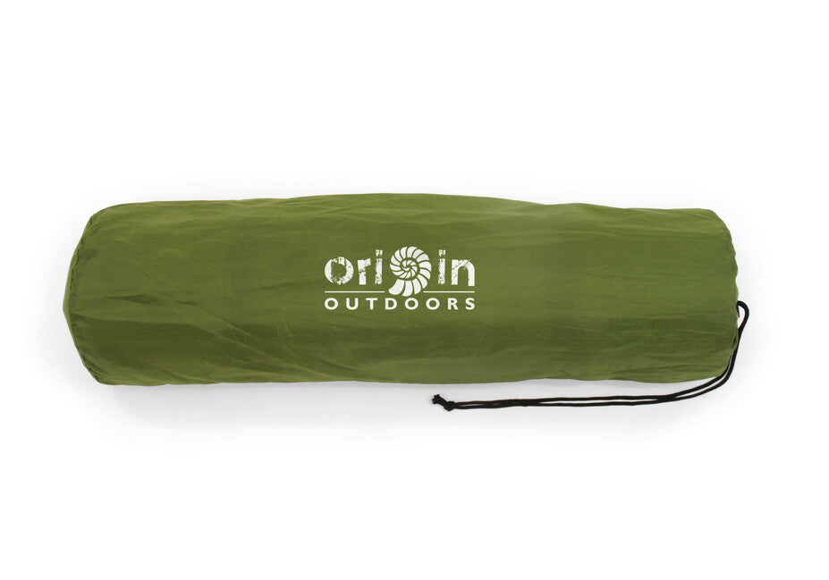 Origin Outdoors самонадувна кемпінгова підкладка, оливкова, 10 см