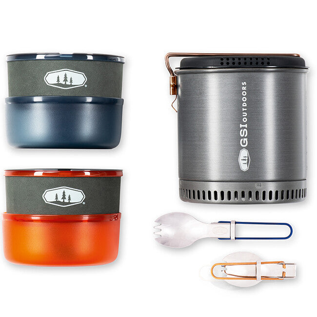 GSI Outdoors Halulite Dualist HS набір посуду для 2 осіб 1,8 л
