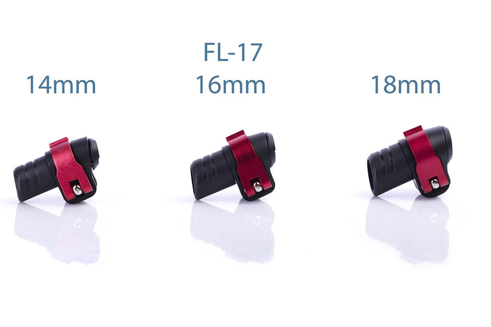 Warp ND FL-17 flip-lock механіка чорний пластик/червоний ALU важіль/червона гайка для діаметра 14мм