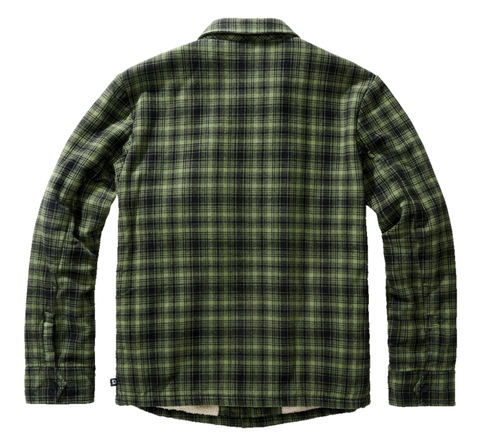 Brandit Classic Sherpa куртка, оливково-чорна