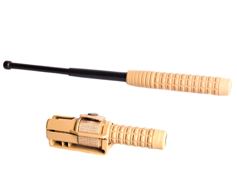 ESP телескопічна дубинка 18" 45 см, чорна, піщана рукоятка