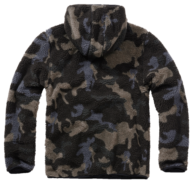 Brandit Teddyfleece Worker флісовий пуловер, darkcamo