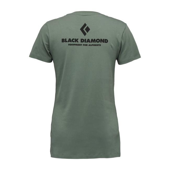 Black Diamond Equipment for Alpinists футболка жіноча з коротким рукавом, лаврово-зелена