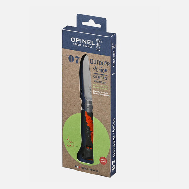 Opinel VRI N°07 Outdoor Junior складаний ніж, чорний/помаранчевий
