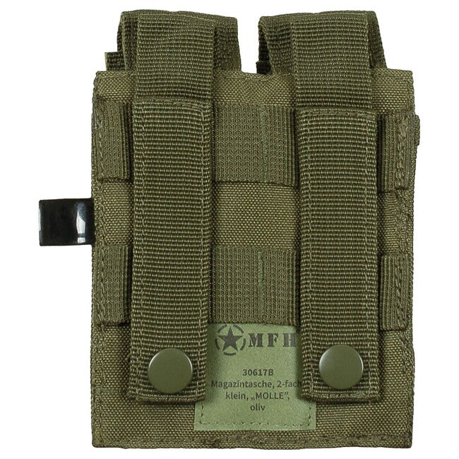 MFH подвійна MOLLE сумка, OD зелений