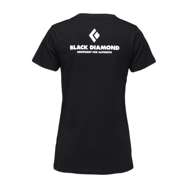 Black Diamond Equipment for Alpinists футболка жіноча з короткими рукавами, чорна