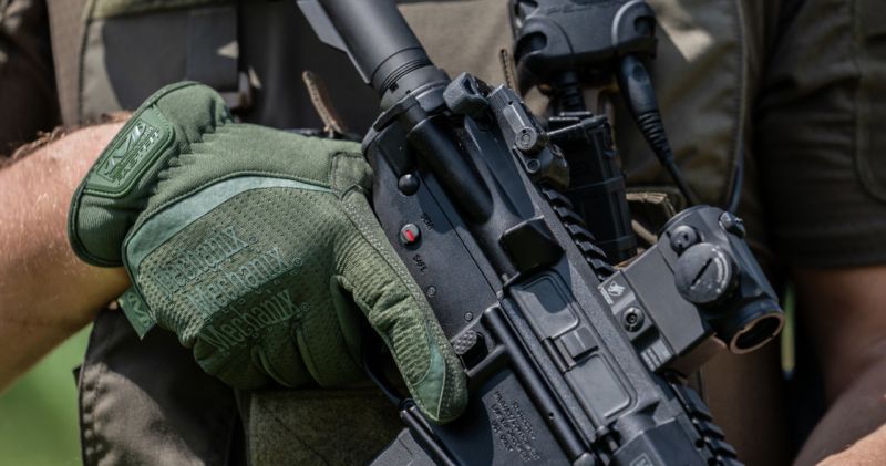 Mechanix FastFit рукавиці антистатичні, оливкові