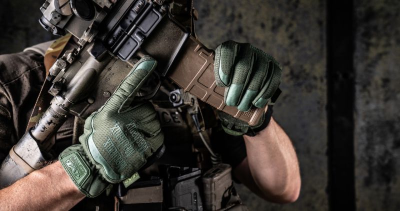 Mechanix FastFit рукавиці антистатичні, оливкові