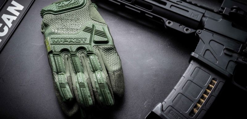 Mechanix M-Pact рукавиці протиударні, оливкові