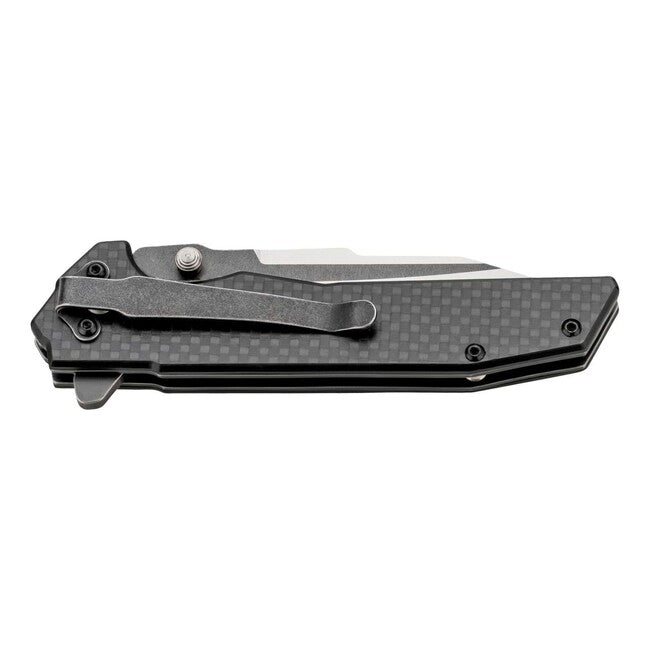Herbertz складаний ніж одноручний 8,8 см, вуглецеве волокно, G10, чорний stonewash