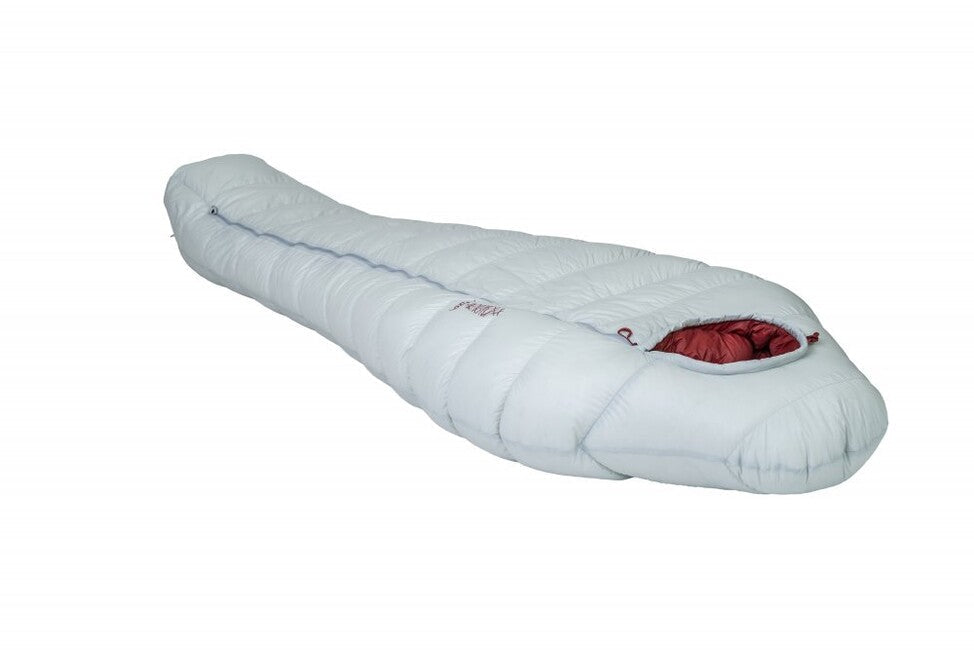 Patizon ULTRALIGHT G400 трисезонний спальний мішок M, лівий, сріблястий/червоний